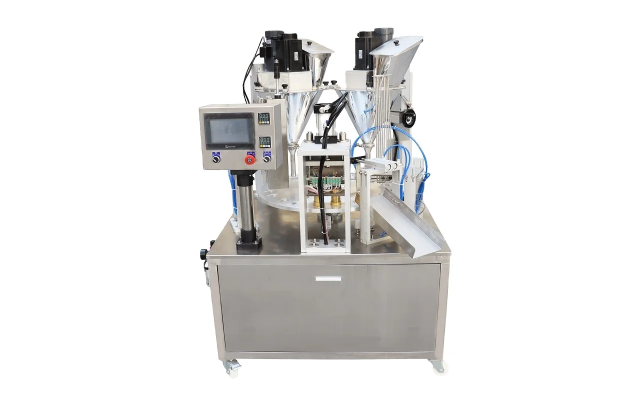 HANBOO Coffee Capsule Machine Coffee capsules filling packing machine use for plastic nespresso k-cup capsules