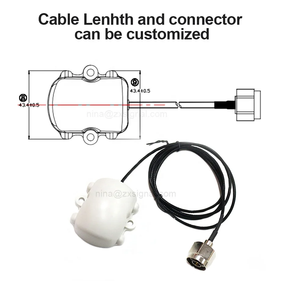 high gain 28dbi Car Navigation GPS BD GLONASS antenna Satellite Navigation Positioning 1575Mhz 1561Mhz multi-band gnss Antenna