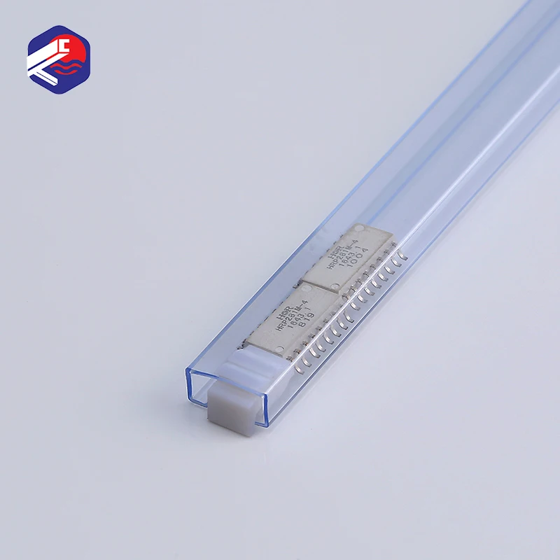 Ic Pipe Package Clear Tube Anti-static Pvc Packing Tube Clear Hard Pvc Tubing