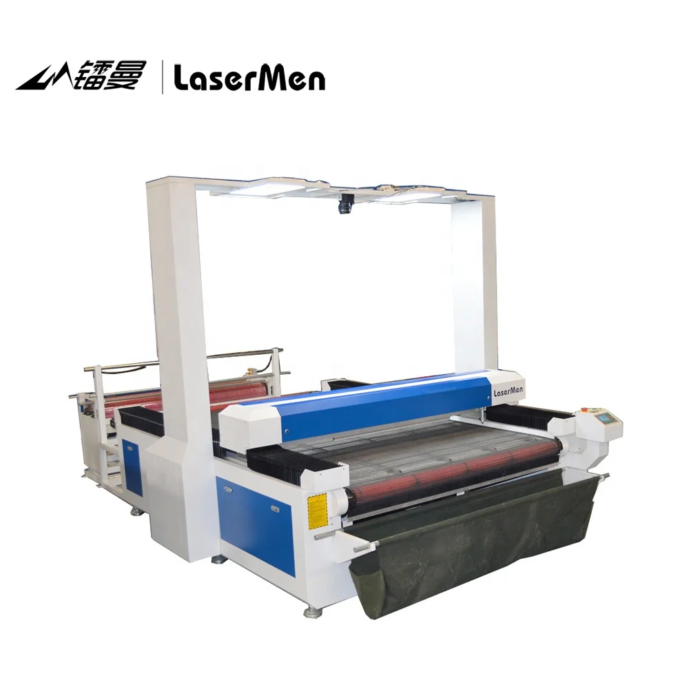 Vision Scanning Laser Cutting Machine for textile Sublimation Printed Fabric LM-1610