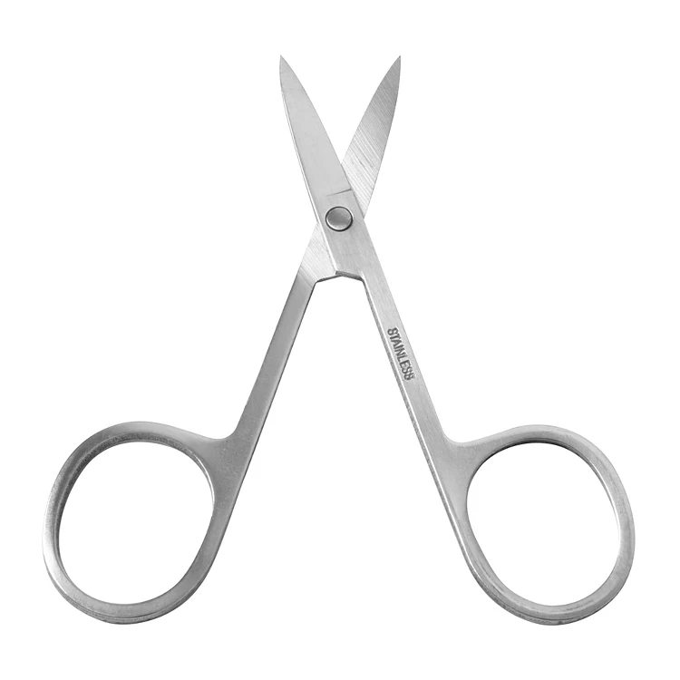 
Cheap Wholesale Mini Nail Trim Tool 8.7*4.4cm Stainless Personal silver Nail Art scissors Nail Care Supplies 