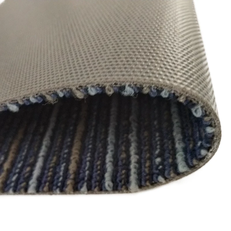 High quality fireproof PVC backing commercial pvc flooring hotel gray office carpet tiles 50X50