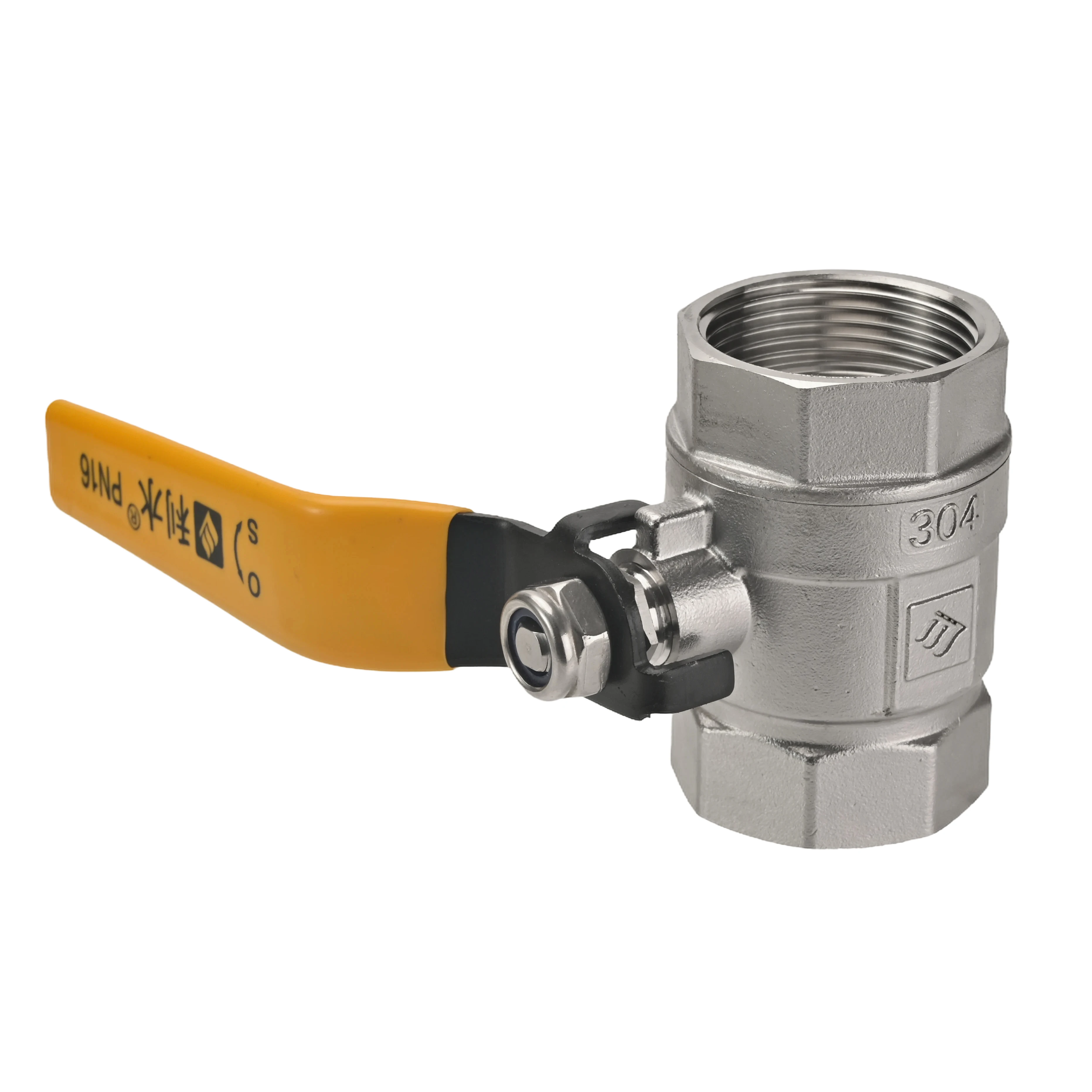 LISHUI ISO9001 approved blow-out proof stem ASME 2pc 2 pieces body Stainless steel ball valve for pipelines