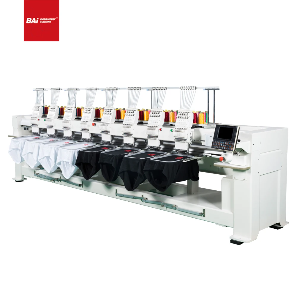 BAI TE515 computer embroidery machine 8 head ca p with good