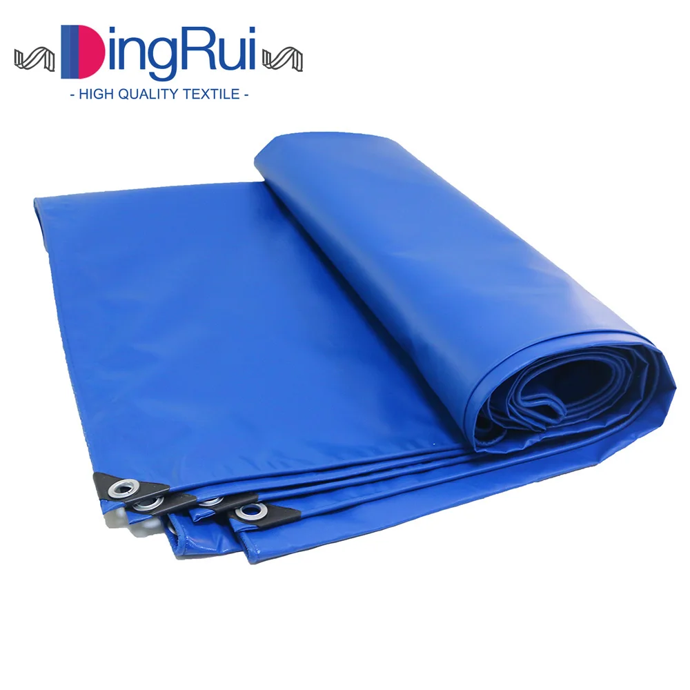 PVC  tarpaulin clip mesh matte composite fabric waterproof and moisture-proof sports goods tent fabric
