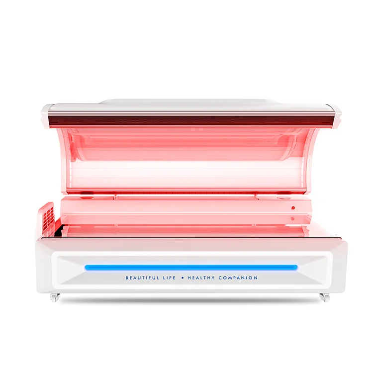 LED Beauty Red Light Therapy Bed near Infrared 660nm Photobiomodulation Device for Body Skin Rejuvenation Desktop Type