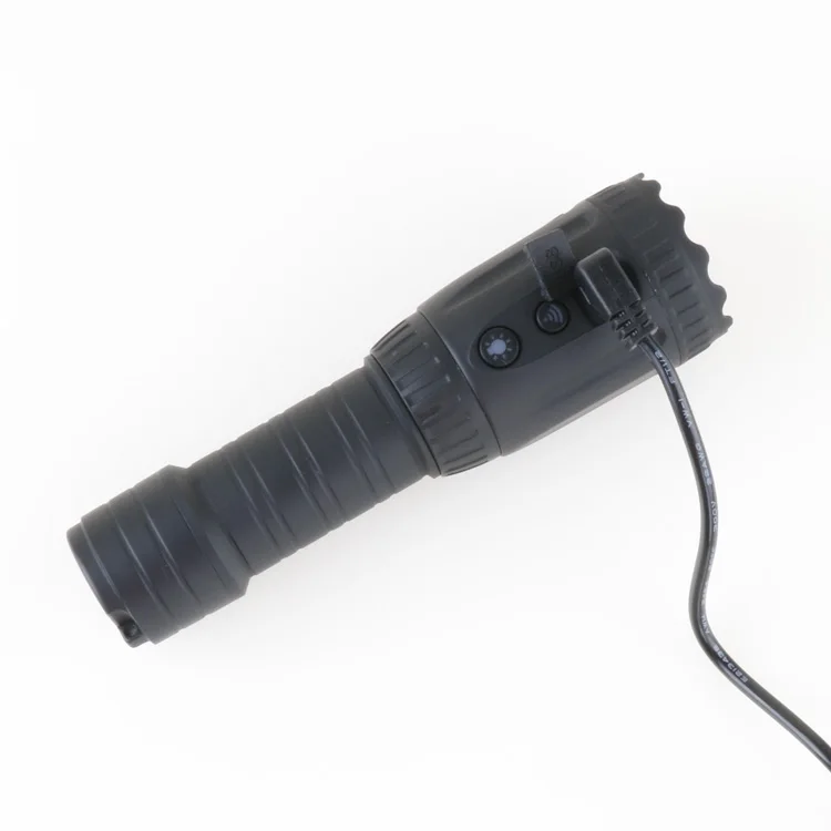 USB Rechargeable Bicycle Front Light Long-Ran HD Torch Camera Flashlight for Camping Fishing Riding