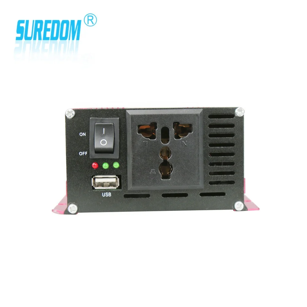 SUREDOM hot sale 12v 24v  to 110v 220v 230v 240v 1500w 2000w 3000w car  inverter for led light camping