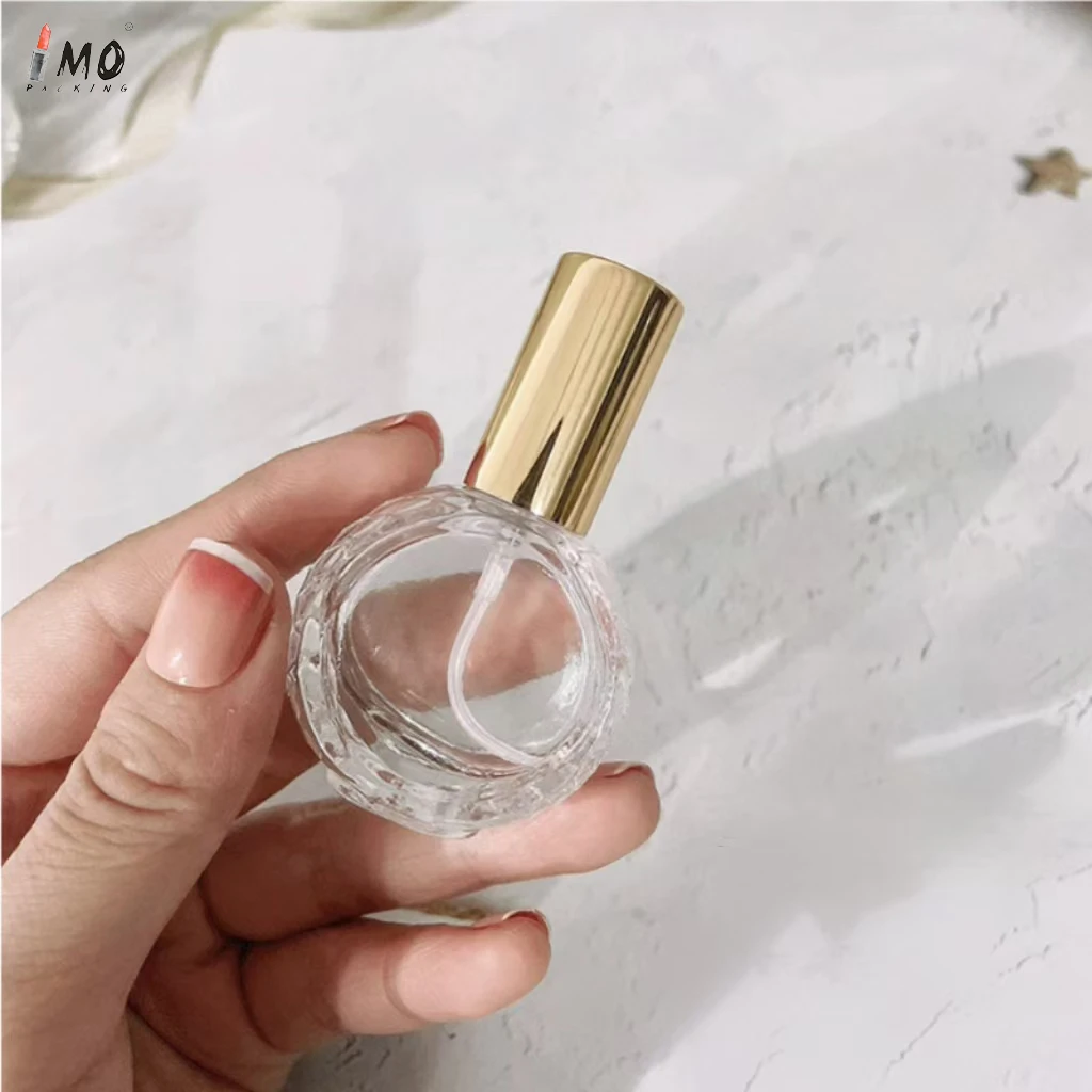 10 ml Glass Perfume Empty Bottle Sample Perfume Dispenser  Portable Refillable Bottle