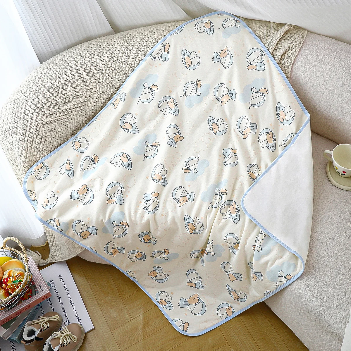 Best Quality Toddler Winter Warm Sleep Swaddle Children Soft Cozy Blanket Baby Thick Pure Cotton Quilt Wrap