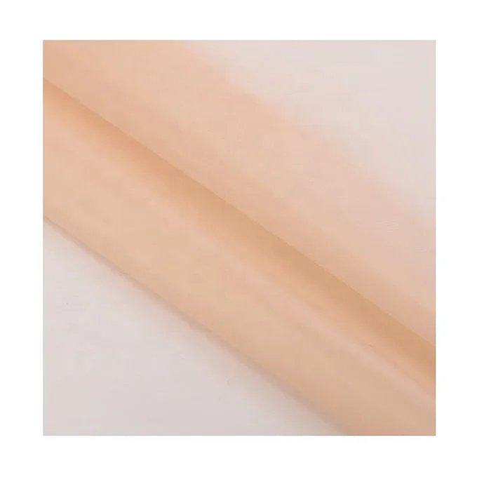 Hot Selling Manufacturers organza transparent glass chiffon for wedding dress fabric and dress cloth