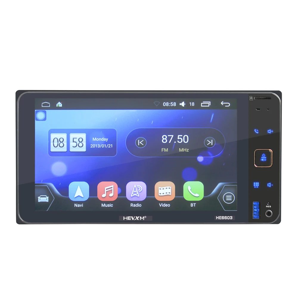 High Quality 7 inch  HE6603  Aux Audio Car MP5  Navigation Car DVD Player