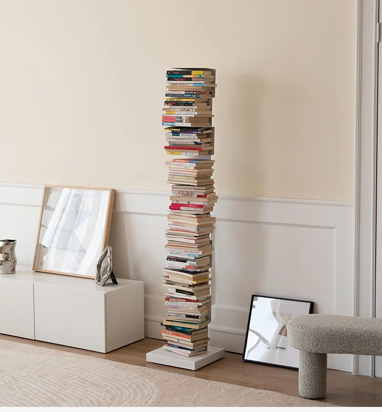 stand Bookshelf living room small metal  bookcase shelf Space-saving bookshelf