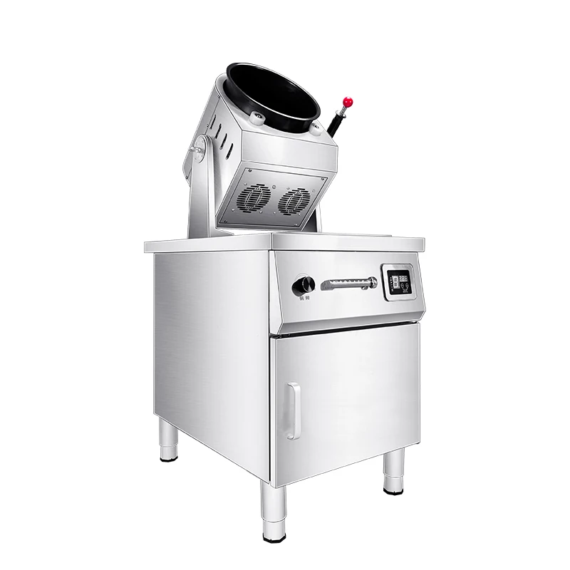 Smart Induction Auto Wok Machine Automatic Fried Rice Robotic Machine Automatic Frying Rice Machine