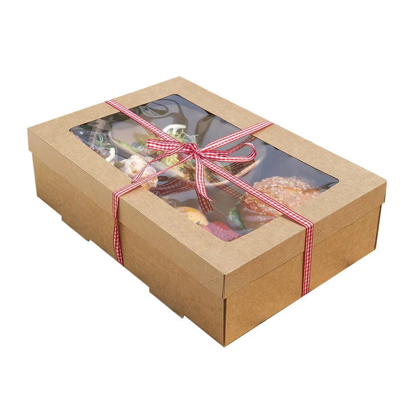 ABCO Secondary picnic box Outdoor camping kraft paper packing box