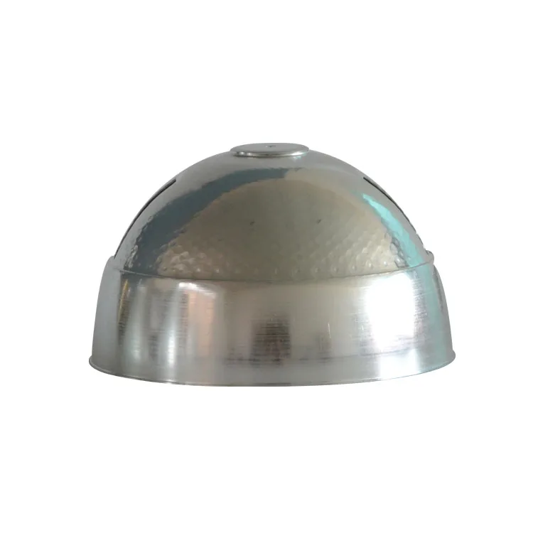 
factory customized Metal spinning hemisphere dome lamp shade parts 