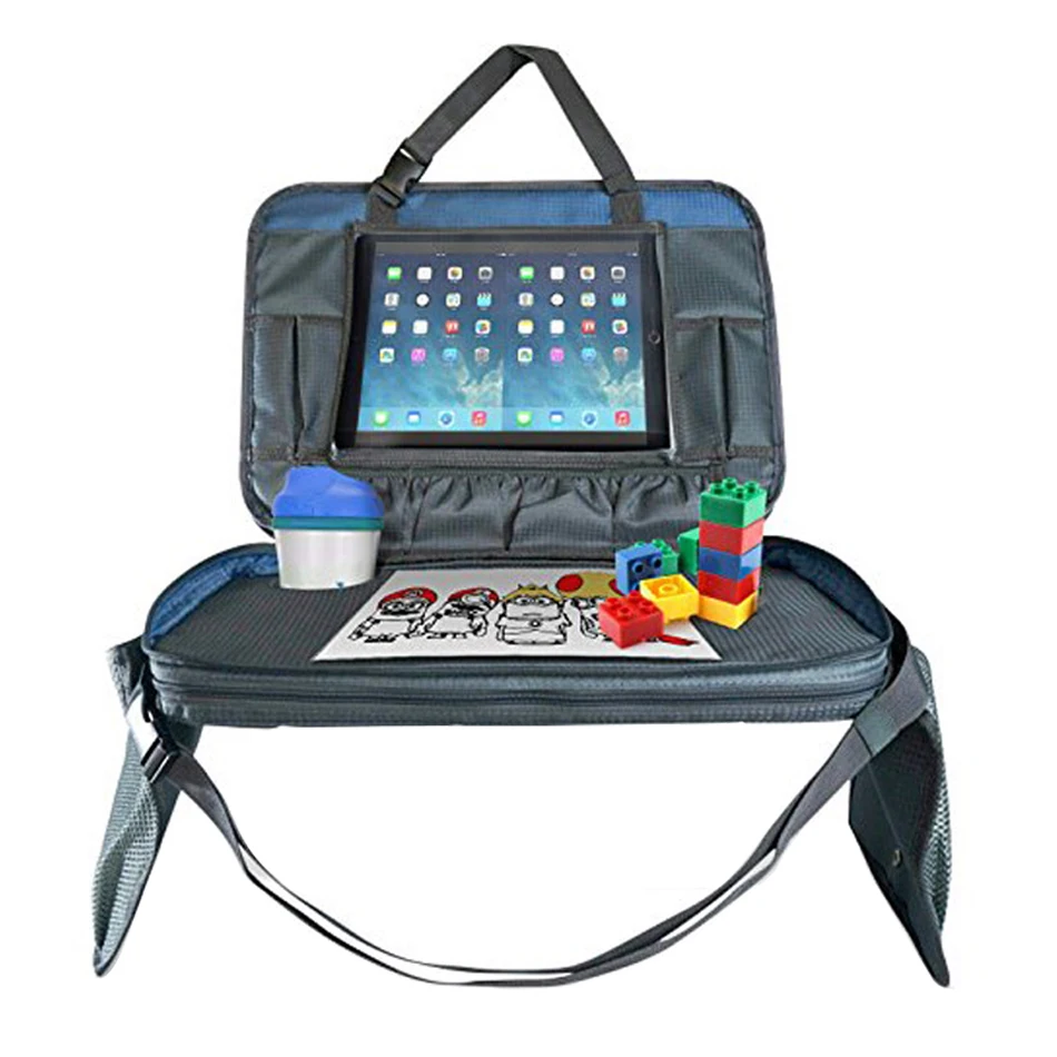 2024 Hot Selling Car Backseat Desk Organizer Travel Lap Tray for Kids Eating Writing Painting Special Purpose Bags & Cases