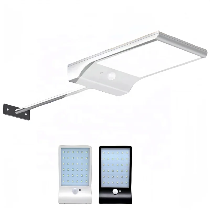 2024 Best Selling Solar Energy Saving Wall Motion Sensor Light Super Bright 48LED Wireless Garden Yard Modern Lamp Wall Mounted