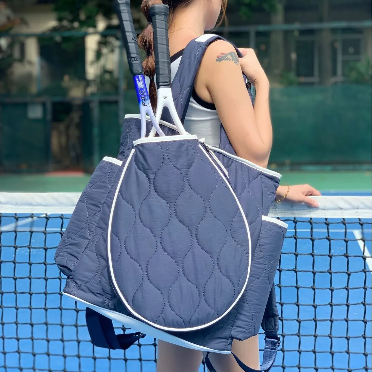 Factory Hot Sale Soft Tennis Pickleball Tennis Badminton Racket Backpack Tote Pickleball Paddle Bag for Women Men