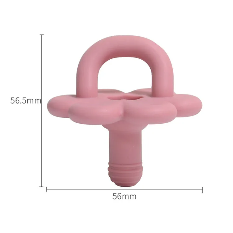 safe bpa free reusable nipple chew toy ring silicone baby