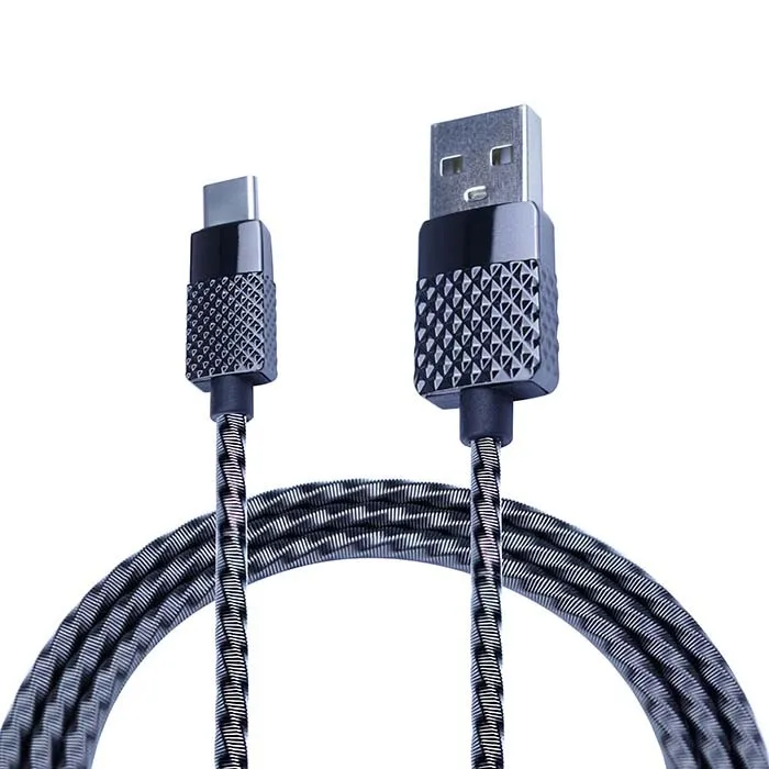 Wik Zinc Alloy Metal Spring Fast charging data transferring usb microphone cable Micro usb cable