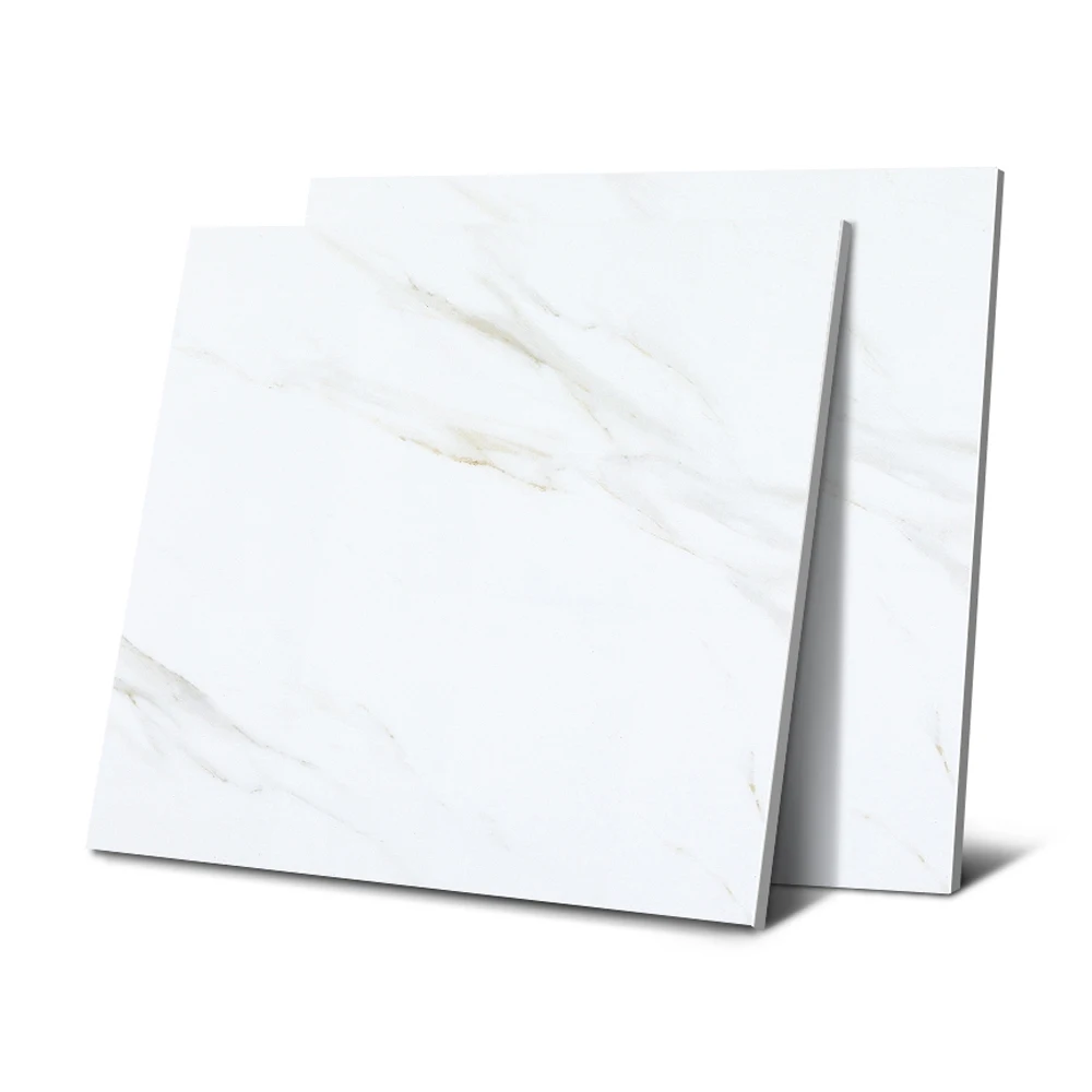 
Foshan china 60x60 cm glossy marble look full polished glazed ceramic floor tile for Interior 