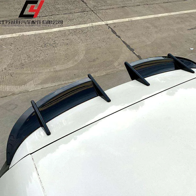 High quality carbon fiber rear spoiler ABS style Car Tuning Wing for  Automotive Exteriors