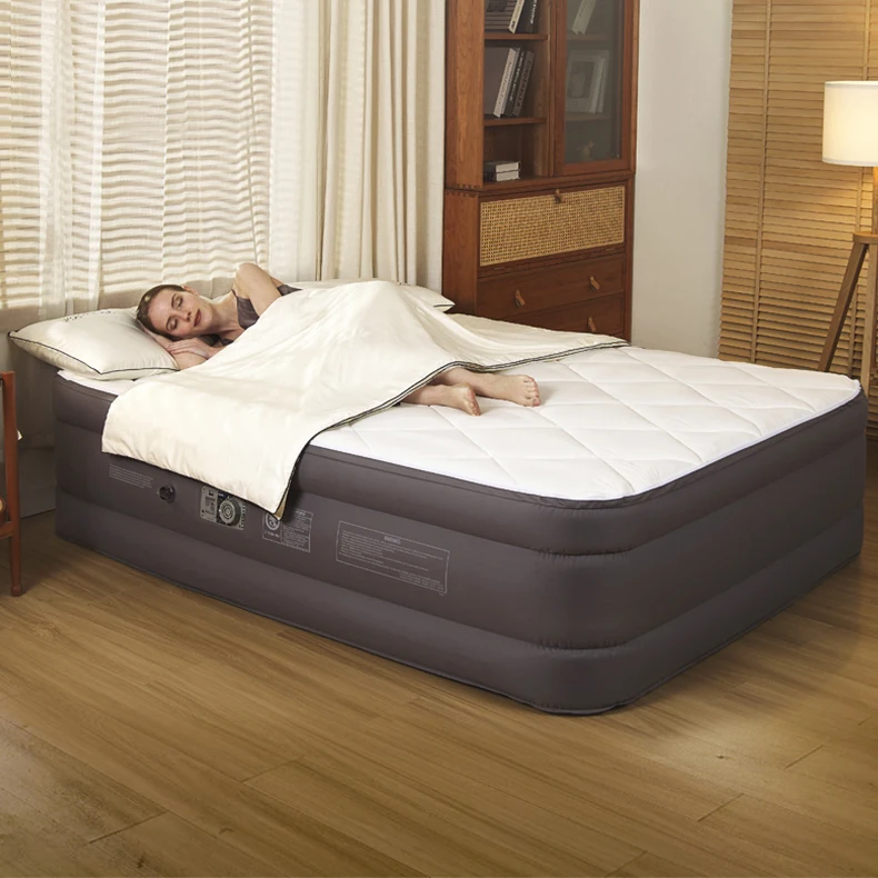 Modern Design Inflatable  Cotton Quilted Air Mattress for Kids and Pregnant Women for Hotel Bedroom Outdoor Use