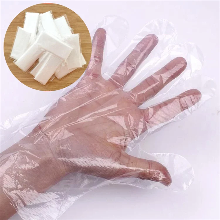 Wholesale Food Grade Oil-Proof Waterproof Elastic Transparent Plastic HDPE/LDPE Disposable Safe Cooking Restaurant Family BBQ Cl