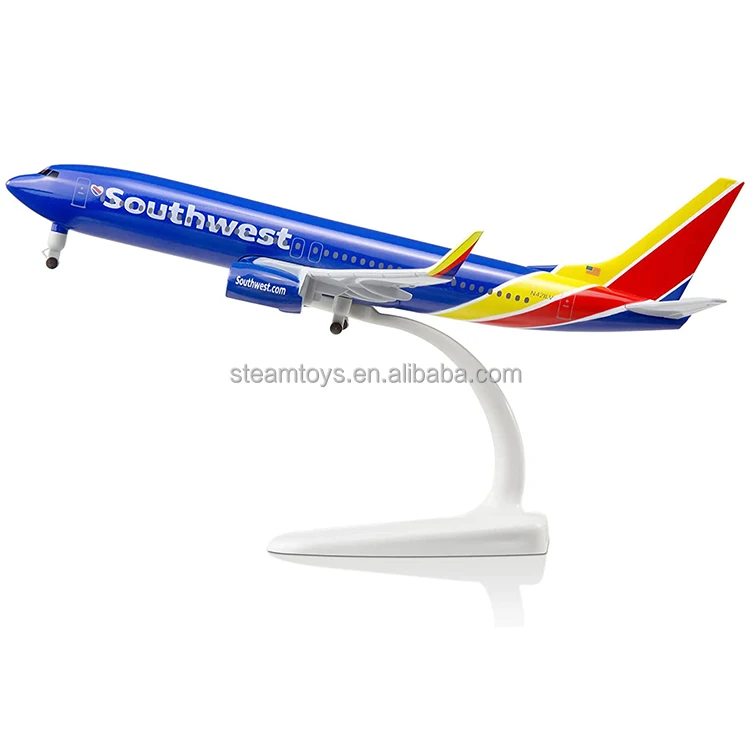 Модель самолета 1/300 20 см литые самолеты американские Юго-западные авиалинии модель Боинг 737 для коллекций и подарков игрушка