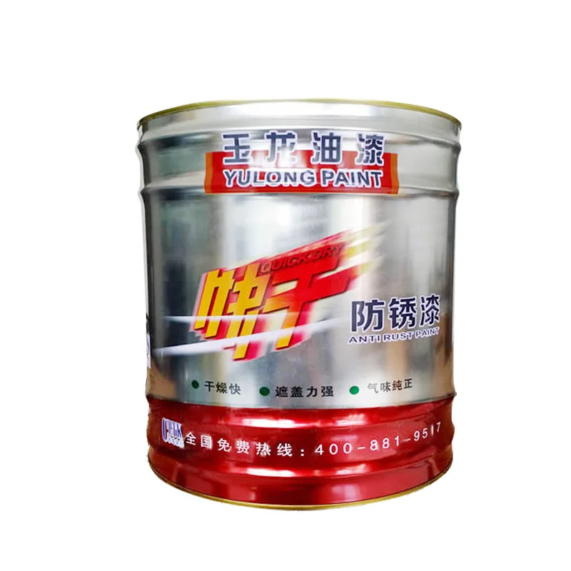 Самая продаваемая быстрая алкидная Антикоррозийная краска 15 минут на поверхности стальной конструкции бесплатные