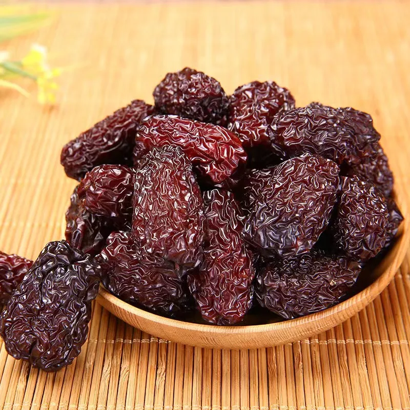 Huaou Wholesale Low Price New Crop Chinese Dried Fruit Dry Black Jujube Black Dates