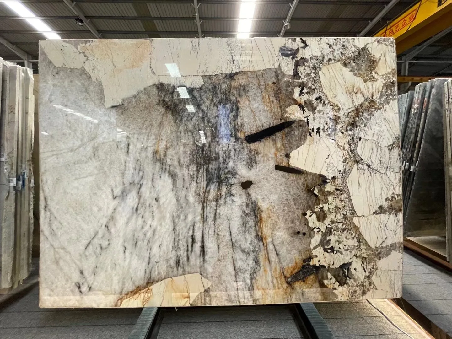 Apulo Patagonia Granite Top Dining Table Round Natural Stone top coffee table Granite Stone And Table Top