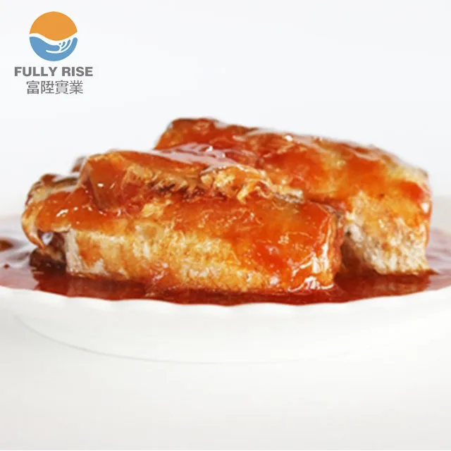 Canned jack Mackerel in tomato sauce in can to Chile