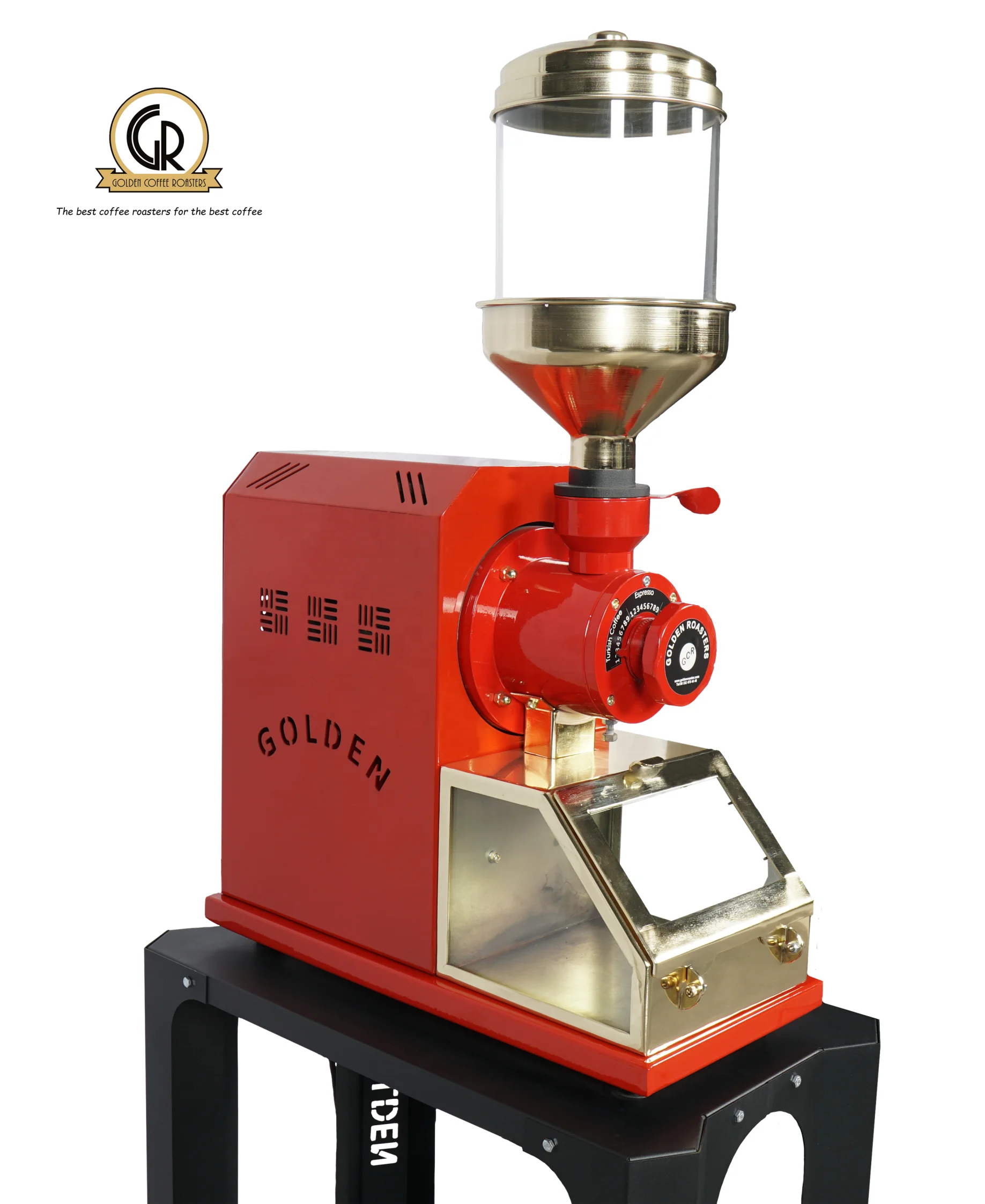 
Coffee Shop Electric Coffee Mill Machine 10cm Steel Burrs 