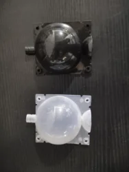 140x120mm transparent clear colorful plastic PP root control ball/pot