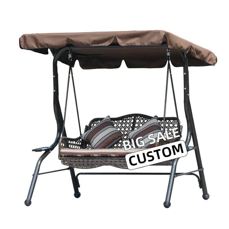 Best Price Hot Sales Outdoor Garden Adults Luxury Rattan Series Double Leisure Cane Chair