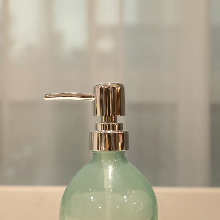  500ml Hotel Hand Soap Lotion Sanitizer Shower Gel Glass Shampoo Bottle with
