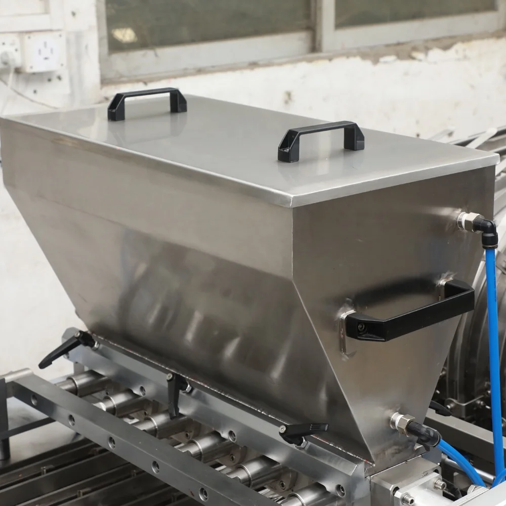 CE chocolate or fruit jam depositing biscuit forming machine