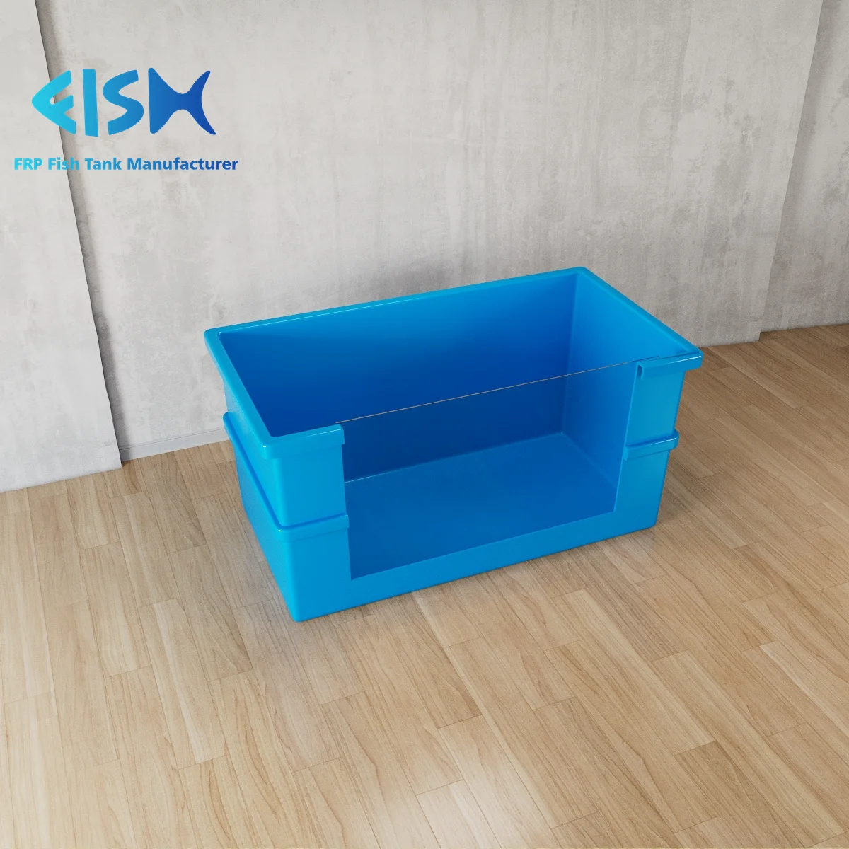 fishfrp 2023 listing famous recirculating warehouse fresh water large-scale glass fiber fish aquaculture pond tank