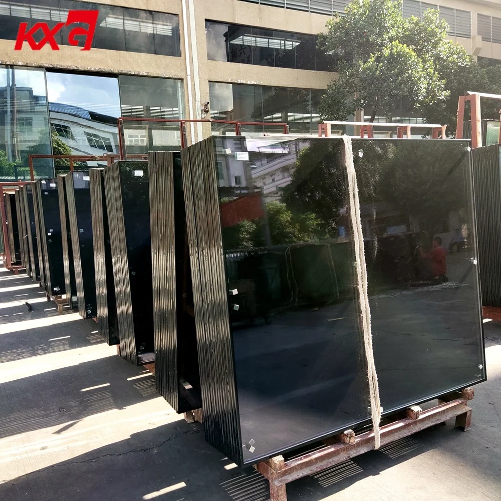China glass factory real estate construction low radiation 10mm 12mm single silver low e glass window curtain wall price