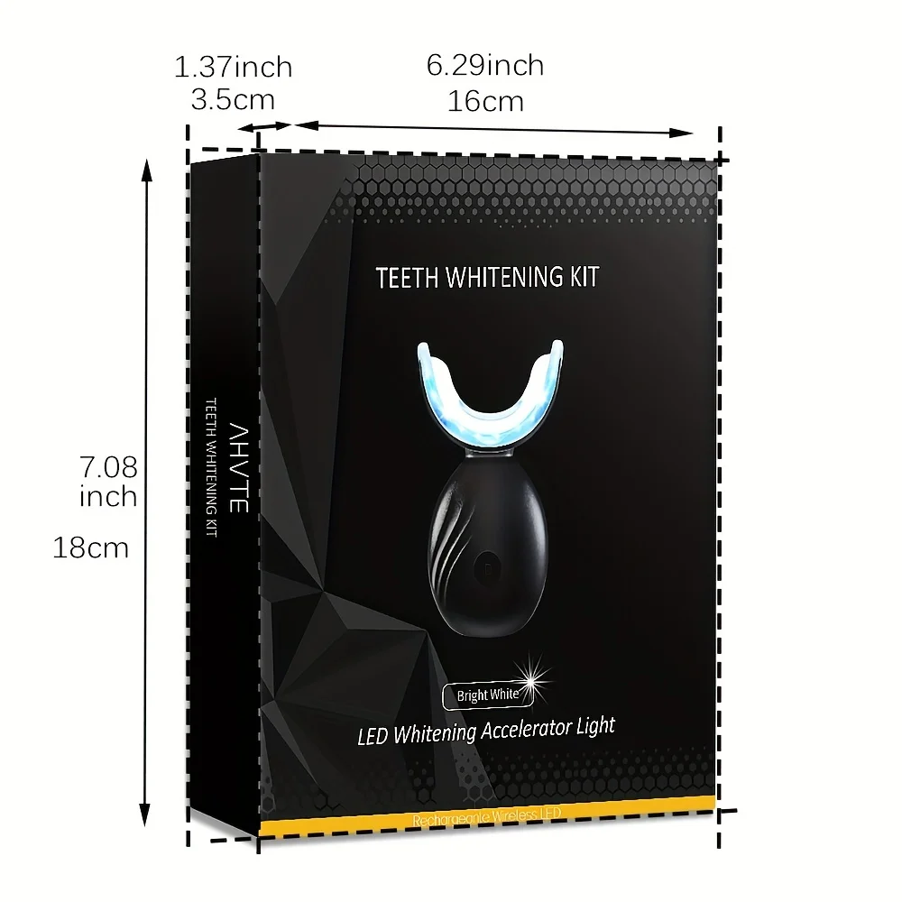 Усовершенствованный набор для отбеливания зубов со светодиодной подсветкой