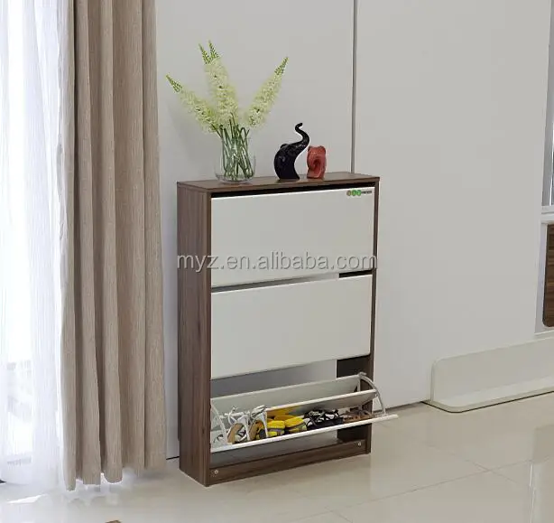 GCON Modern simple tip bucket type ultra-thin shoe cabinet household door into small household shoe rack