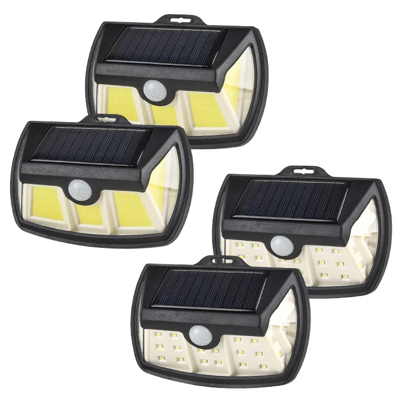 Solar Powered Led Wall Lamp Rgb Outdoor Waterproof Solar Garden Lights