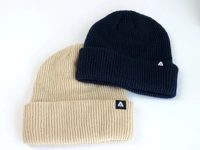 Custom cheap cuff knit hat knitted beanie hat