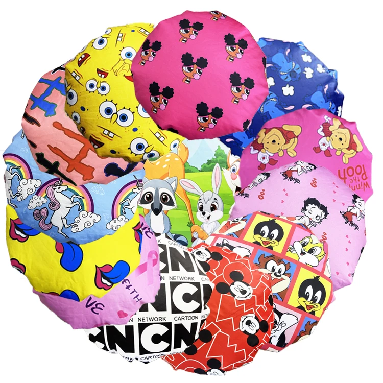 A0922 High Quality Designer Famous Brands Wap Money  Bandanna Satin Silk Custom Bonnets