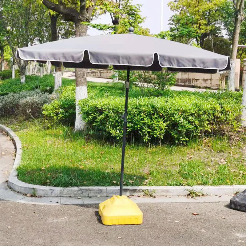Luxury Patio Umbrella Aluminum Pole Market Garden Umbrella Sun Shade Shelter Outdoor Parasol with Crank Handle Tilting Mechanism