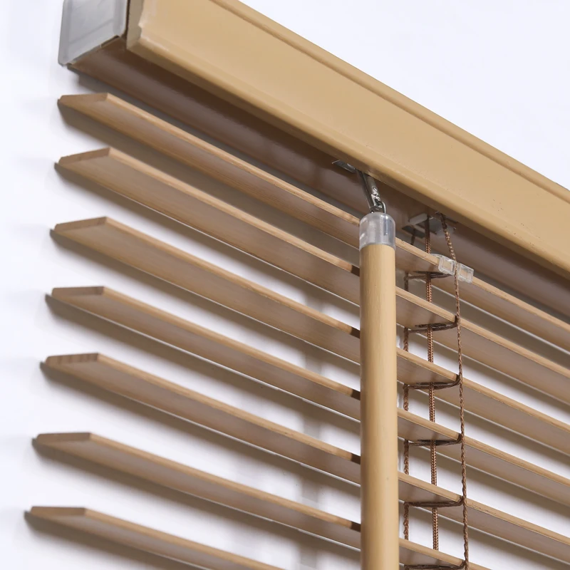 Factory outlet 25mm 35mm 50mm 63mm 76mm Many Color Wooden Venetian Blinds Slats window