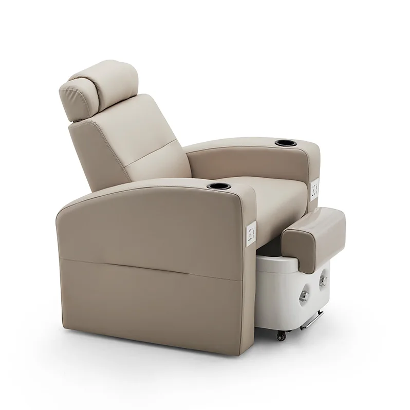 Good price equipment reclining massage manicure chair Salon Beauty Spa Tech No Plumbing Pedicure Chair