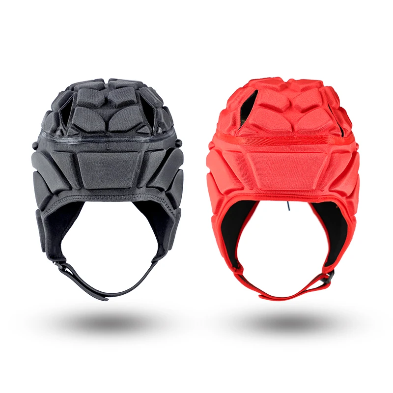 SHIWEI-9004#Manufacturer Price Adjustable EVA Padded Headgear Football Goalkeeper Soft Head Protective Helmet